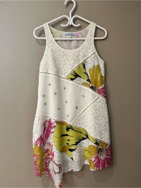 Anthropologie LeifNotes Guarri Floral Patchwork Dress Size 0